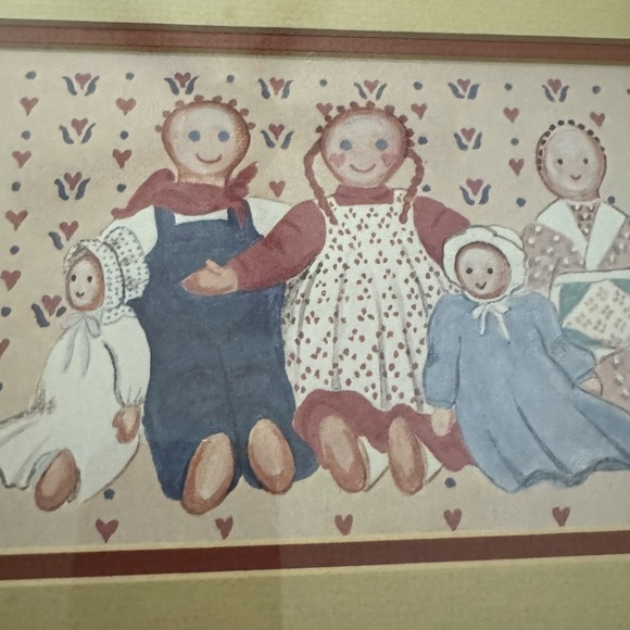 1986 Bonnie Butler Signed Print Painting Farmhouse Raggedy Anne Andy Art VTG - Picture 11 of 13